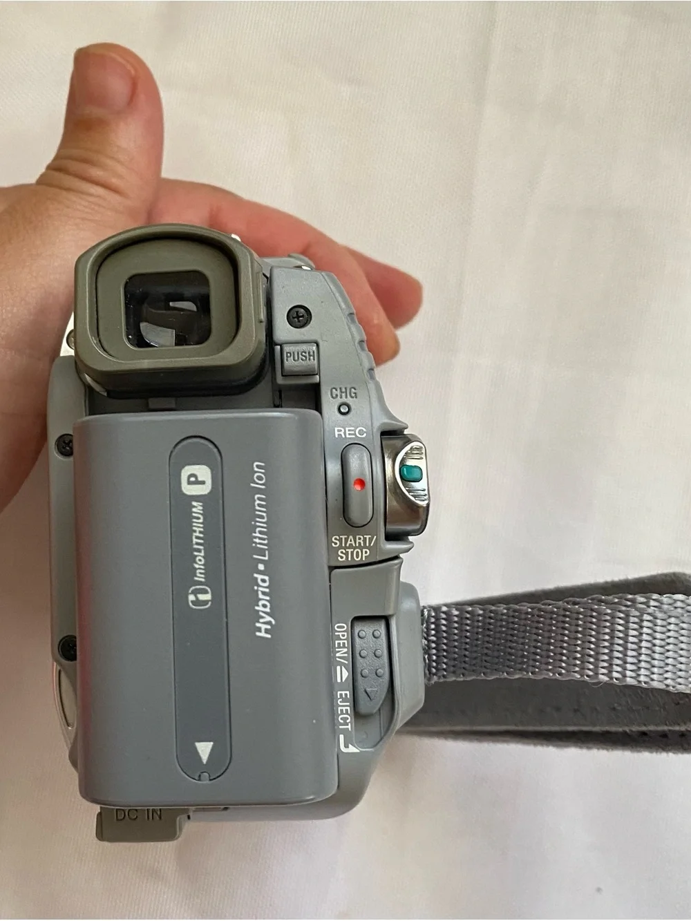 Sony DCR-HC30E Silver Handycam with Remote, Charger and Carry Case